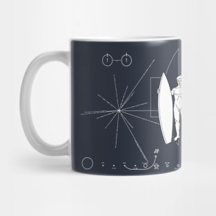 Pioneer plaque Surfing lifestyle Mug